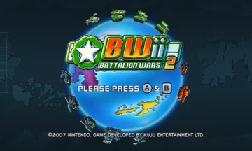 Battalion Wars 2 screen shot title